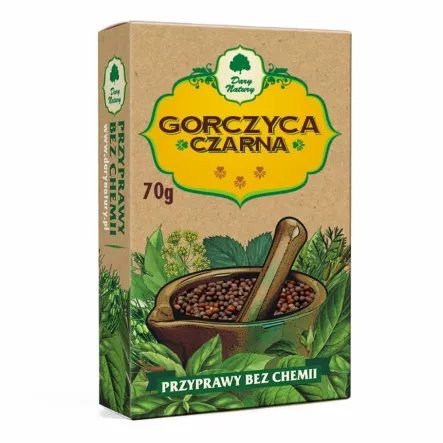 Gorczyca Czarna 70 g Dary Natury