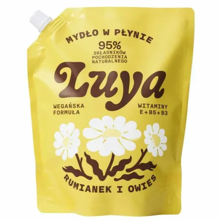 Refill Mydło do Rąk w Płynie Rumianek i Owies 800 ml - LUYA