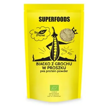 Białko z Grochu w Proszku Bio 150 g  Bio Planet 