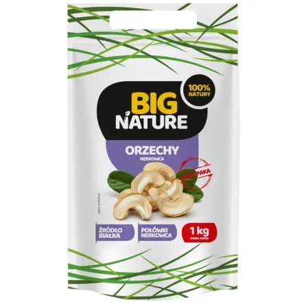 Orzechy Nerkowca Połówki 1 kg - Big Nature