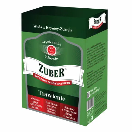 Zuber - Karton 5 l - Woda Lecznicza - Krynica