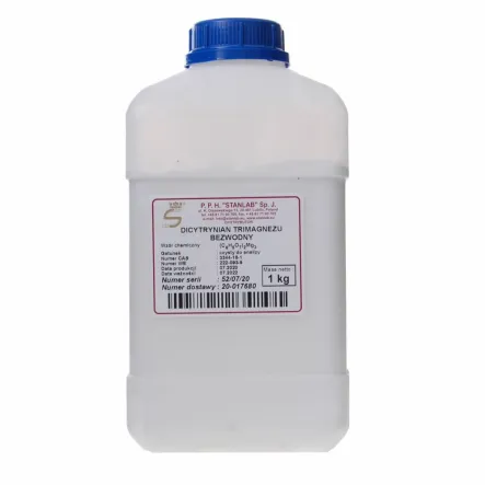 Cytrynian Magnezu - Dicytrynian Trimagnezu Bezwodny CZDA 1 kg -  Stanlab
