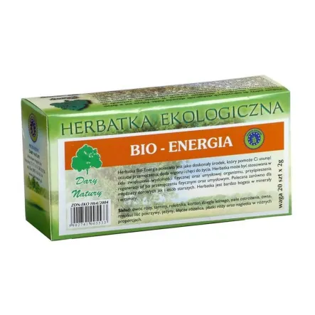 Bio-Energia Herbatka Eko 20X2G - Dary Natury