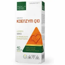 Koenzym Q10 Ubichinon 40 Kapsułek - Medica Herbs