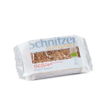 Chleb Szlachetny Sezamowy Bezglutenowy Bio 250 G - Schnitzer 