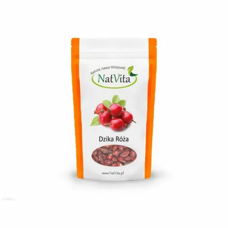 Dzika Róża Owoc Suszony 500 g Natvita