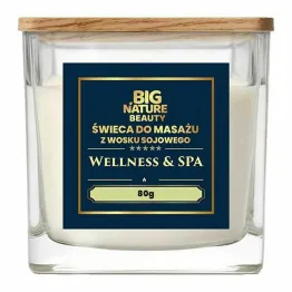 Świeca Sojowa do Masażu WELLNESS and  SPA 80 g - Big Nature