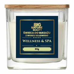Świeca Sojowa do Masażu WELLNESS and  SPA 80 g - Big Nature