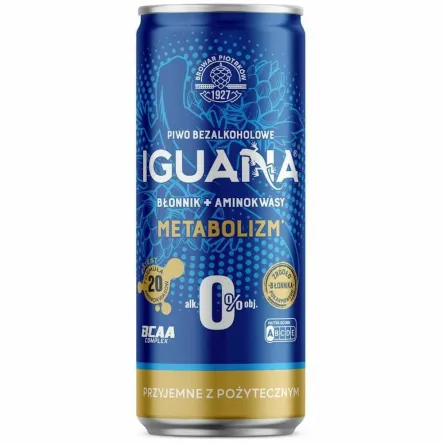 Pyszne! Piwo Bezalkoholowe 0% Metabolizm Puszka 330 ml - Iguana