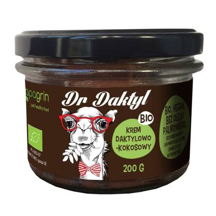 Krem Daktylowo - Kokosowy Dr Daktyl Bio 200 g - Papagrin