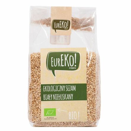 Sezam Biały Niełuskany Bio 250 g - Eureko