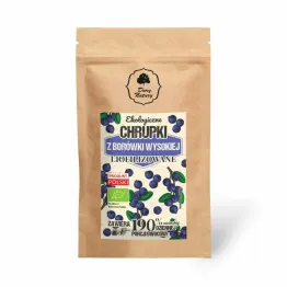 Liofilizowane Chrupki z Borówki Wysokiej Eko 30 g Dary Natury