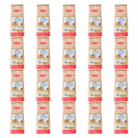 20 x Mąka Orkiszowa Pełnoziarnista Typ 2000 1 kg Młyn Niedźwiady