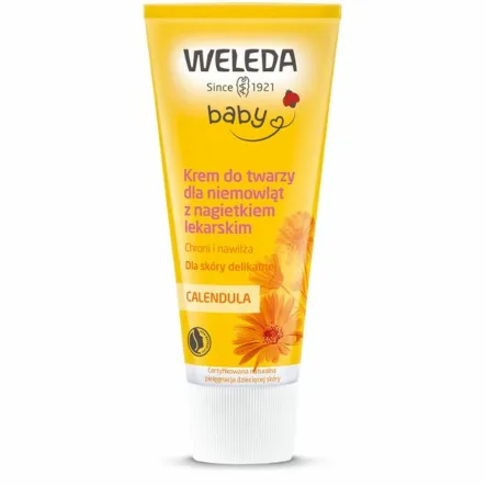 Krem do Twarzy dla Niemowląt z Nagietkiem Lekarskim 50 ml - Weleda