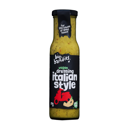 Dressing Wegański Włoski Bio 250 ml - Bio Bandits - Przecena Krótka Data Minimalnej Trwałości
