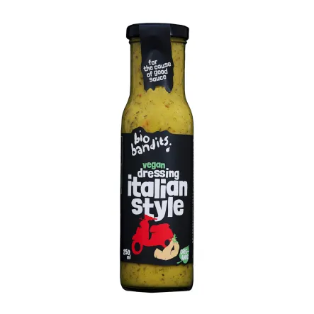 Dressing Wegański Włoski Bio 250 ml - Bio Bandits - Przecena Krótka Data Minimalnej Trwałości