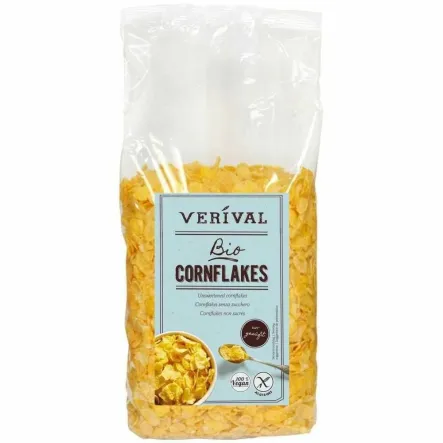 Płatki Kukurydziane Bez Dodatku Cukru Bezglutenowe Bio 500 g - Verival