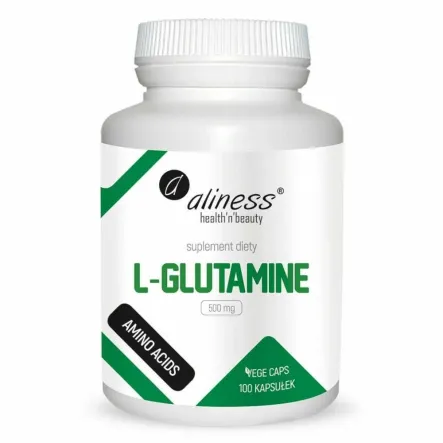 L-Glutamine 100 Vege Kapsułek - Aliness