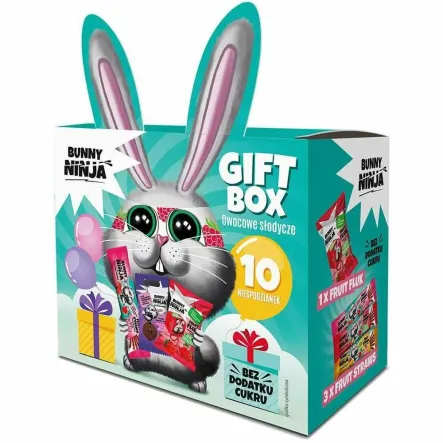 Gift Box Zestaw Owocowych Słodyczy 108 g - Bunny Ninja