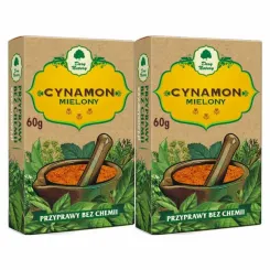 2 x Cynamon Mielony 60 g - Dary Natury