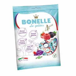 KETO Żelki o Smaku Jeżyny i Truskawki Bez Dodatku Cukru 90 g - Bonelle