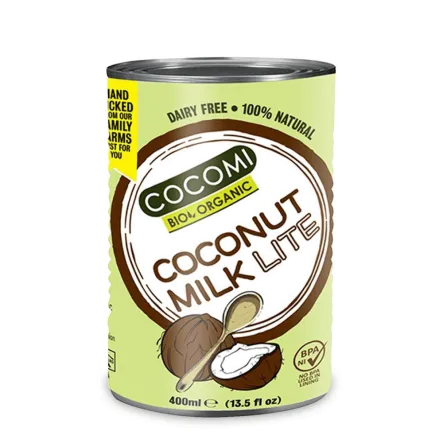 Kokosowa Alternatywa Mleka w Puszce Light 9% Tłuszczu Bio 400 ml - mleko kokosowe