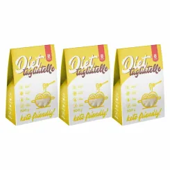 3 x Makaron Konjac Diet Tagliatelle 400 g (300 g) - Cheat Meal