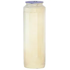 Biała Lampka Olejowa Nr 9 w Biodegradowalnym Pojemniku Biocellat® - AETERNA - Wyprzedaż