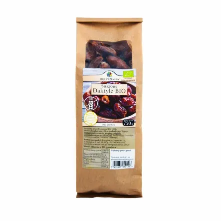 Daktyle Suszone Bio 750 g Pięć Przemian