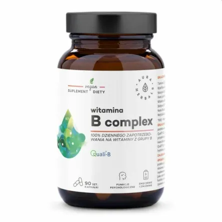 Witamina B Complex 90 Kapsułek - Aura Herbals