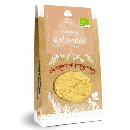 Galangal Ekologiczny 30 g Dary Natury