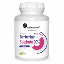 Berberine Sulphate 99% 400 mg 60 Kapsułek Vege - Aliness