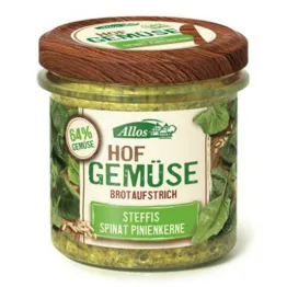 Pasta Warzywna Ze Szpinakiem I Orzechami Piniowymi Bio 135 G Allos