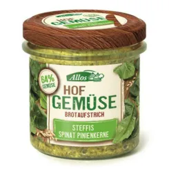 Pasta Warzywna Ze Szpinakiem I Orzechami Piniowymi Bio 135 G Allos