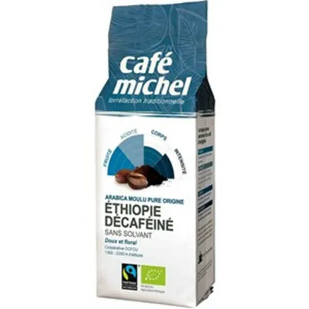 Kawa Mielona Bezkofeinowa Arabica Etiopia  Bio 250 g - Fair Trade 