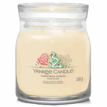 Świeca Średnia CHRISTMAS COOKIE - Wosk Sojowy 368 g - YANKEE CANDLE