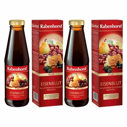 Zestaw 2 x Bogactwo Żelaza Plus 450 ml Witaminy - Rabenhorst