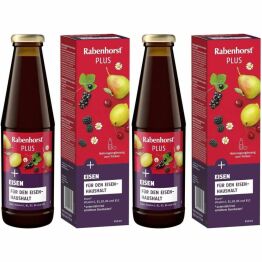 Zestaw 2 x Napój Owocowo-Ziołowy z Żelazem i Witaminami 450 ml (poprzednia nazwa Bogactwo Żelaza Plus Witaminy) - Rabenhorst