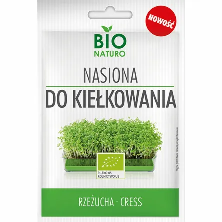 Nasiona do Kiełkowania Rzeżucha Bio 25 g BIOnaturo