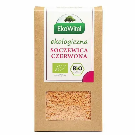 Soczewica Czerwona Bio 500 g - EkoWital (data: 30.09.2025)