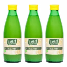 Zestaw 3 x Sok z Cytryn Bio - 250 ml Eureko