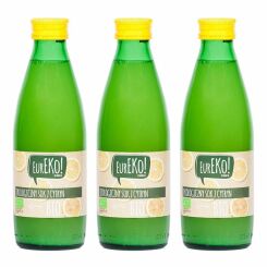Zestaw 3 x Sok z Cytryn Bio - 250 ml Eureko