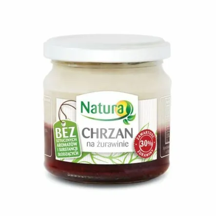 Chrzan Na Żurawinie 190 g - Naturo
