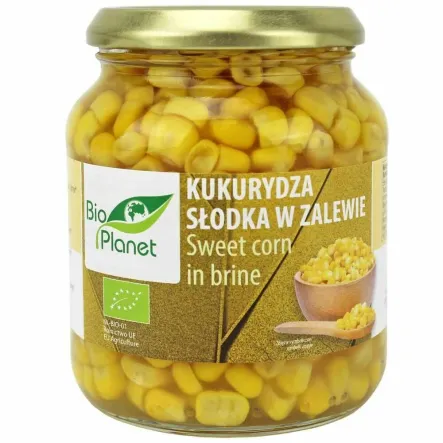 Kukurydza Słodka w Zalewie Bio 340 g (230 g) - Bio Planet