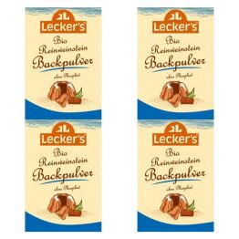 Zestaw 4 x Proszek Do Pieczenia Bio 21 g - Leckers