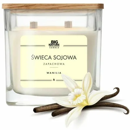 Świeca Sojowa o Zapachu WANILIA 450 g - Big Nature