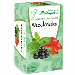 Herbatka Owocowo - Ziołowa WROCŁAWSKA 60 g (20x 3 g) -  Herbapol Wrocław