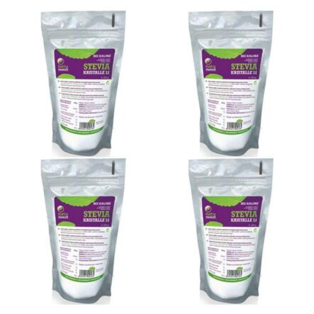 Zestaw 4 x Stevia w Kryształkach 1:1 200 g - Natusweet