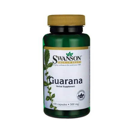 SWANSON Guarana 500 mg 100 Kapsułek 