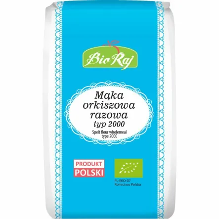 Mąka Orkiszowa Razowa Typ 2000 Bio 1 kg - Bio Raj
